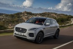2020 Jaguar E-Pace P300 R-Dynamic AWD in Fuji White - Driving Front Left Three-quarter View